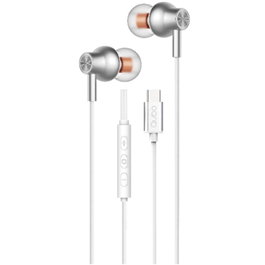 Qubo Auriculares Intrauditivos AU-300C con Micrófono USB Tipo-C Blancos